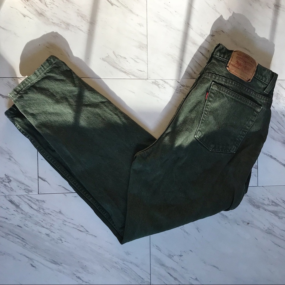 Forest Green Vintage Levi 521